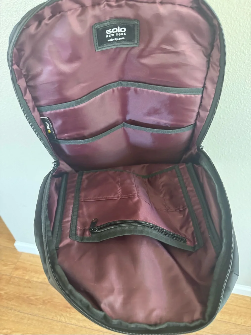 SOLO NEW YORK DRAFT BACKPACK  COLOR BLACK UNISEX